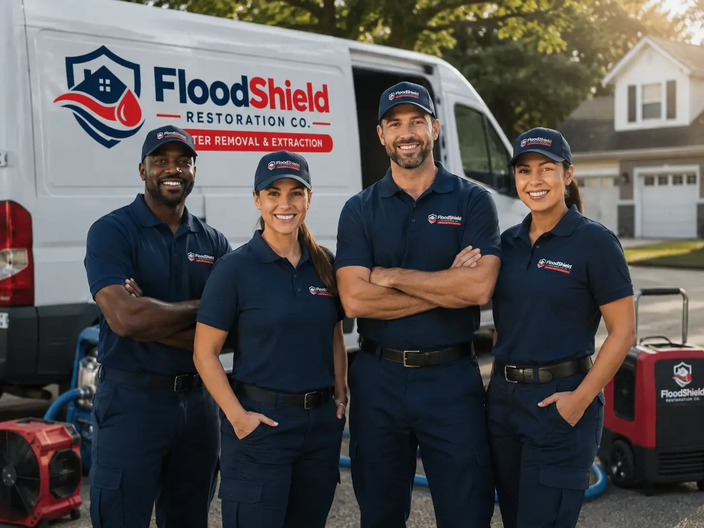 Flood Damage Restoration company in Blue Creek, OH
